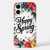 Happy Spring  Case-Mate iPhone Hülle (Rückseite)