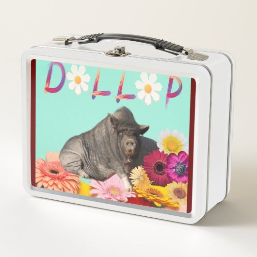 Happy Spring Dollop Lunch Box! Metall Brotdose (Vorderseite)