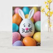 Happy Spring Egg Friend Card Karte (Gelbe Blume)