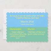 Happy Spring Equinox Einladung zu einem Pagan Even (Rückseite)