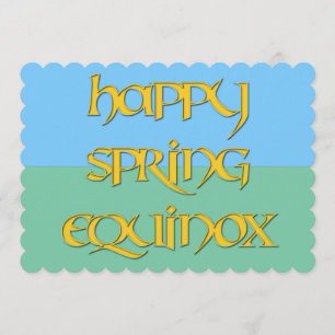 Happy Spring Equinox Einladung zu einem Pagan Even