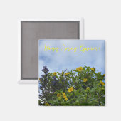 Happy Spring Equinox! Magnet (Vorderseite/Rückseite)