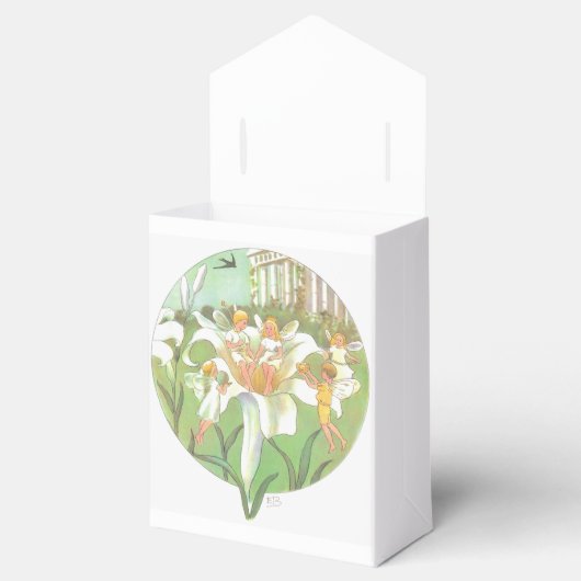 Happy Spring Fairy Blume Party Geschenkschachtel (Geöffnet)