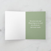 Happy Spring from Real Anwesen Agent Blue House Karte (Innenseite)