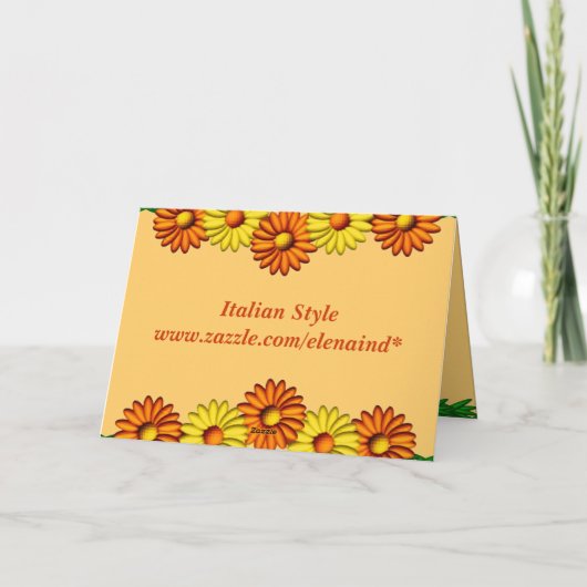 Happy Spring Karte (Rückseite)