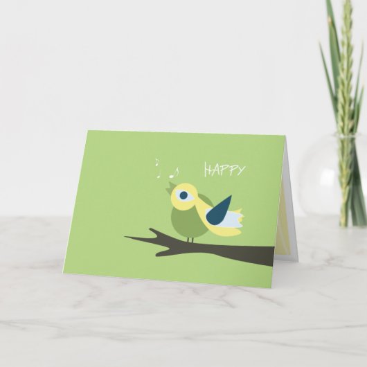 Happy Spring Karte (Vorderseite)