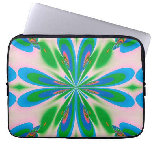 Happy Spring Laptopschutzhülle (Vorderseite)