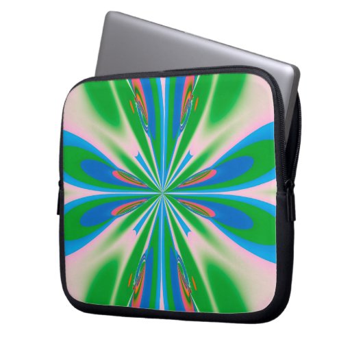 Happy Spring Laptopschutzhülle (Vorderseite Links)