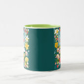 Happy Spring Oaster Eunting Blume Tasse (Mittel)