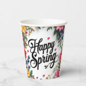 Happy Spring Pappbecher (Rückseite)