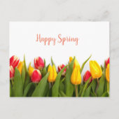 Happy Spring Postcard Postkarte (Vorderseite)