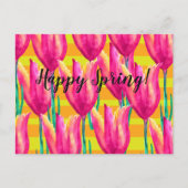 Happy Spring Postcard Postkarte (Vorderseite)