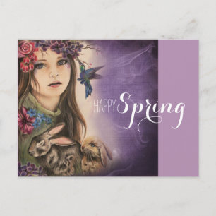 Happy Spring Postcard Postkarte