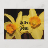 Happy Spring Postcard Postkarte (Vorderseite)