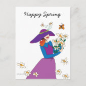 Happy Spring Postkarte (Vorderseite)