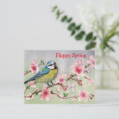 Happy Spring Postkarte (Stehend Vorderseite)