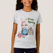 Happy Spring Rabbit T-Shirt (Vorderseite)