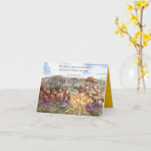 Happy Spring Scripture Bible Desert Blume Karte (Gelbe Blume)