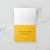 Happy Spring Scripture Bible Desert Blume Karte (Innenseite)