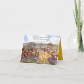 Happy Spring Scripture Bible Desert Blume Karte (Vorderseite)