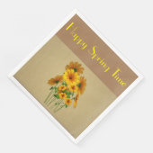Happy Spring Time Napkins Serviette (Ecke)
