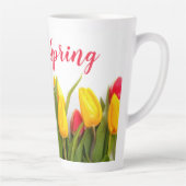 Happy Spring Tulip Blume Saison Milchtasse (Rechts)