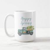 Happy Spring Vintag Truck Kaffee Tasse (Links)