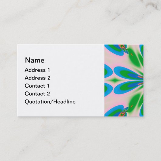 Happy Spring Visitenkarte (Vorderseite)