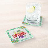 Happy Spring Y’all-90996 Glasuntersetzer (Schrägansicht)