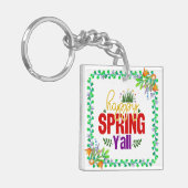 Happy Spring Y’all-90996 Schlüsselanhänger (Vorderseite links)