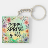 Happy Spring Y'all-67210 Schlüsselanhänger (Rückseite)