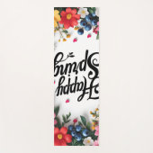 Happy Spring Yogamatte (Vorderseite)