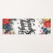 Happy Spring Yogamatte (Vorderseite (Horizontal))