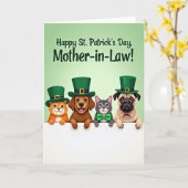 Happy Springtime Family Card Karte (Gelbe Blume)