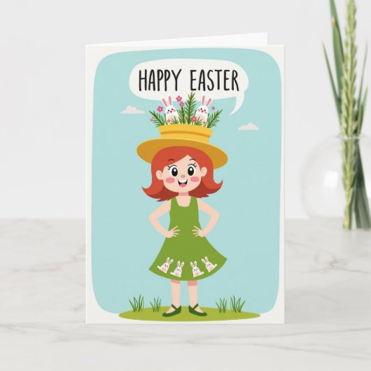 Happy Springtime Wishes Card Karte (Vorderseite)