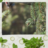 Happy Spruce Grouse Handtuch (Gefaltet)