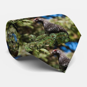 Happy Spruce Grouse Krawatte