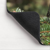 Happy Spruce Grouse Mousepad (Ecke)