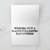 HAPPY SPUK HALLOWEEN KARTE (Innenseite)