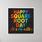 Happy Square Root Day Leinwanddruck (Vorderseite)