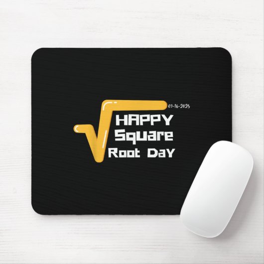 Happy Square Root Day Männer Frauen Kinder Mousepad (Mit Mouse)