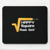 Happy Square Root Day Männer Frauen Kinder Mousepad (Vorne)