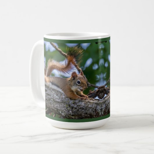 Happy Squirrel Kaffeetasse (Vorderseite Links)