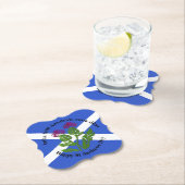 Happy St Andrews Day Flag Klammer Untersetzer (Vor Ort)