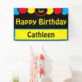 Happy !st Birthday Cathleen Banner (Insitu)