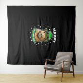 Happy St Capy day St Patricks Day for Capybara Lov Wandteppich (Beispiel (Horizontal))