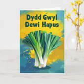 Happy St David's Day Card Karte (Gelbe Blume)