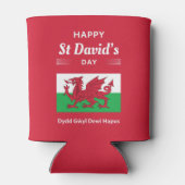 Happy St David's Day Dydd GÆDewi Hapus 2 Dosenkühler (Rückseite)