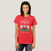 Happy St David's Day Dydd GÆDewi Hapus 2 T-Shirt (Vorne ganz)