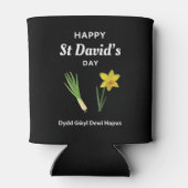 Happy St David's Day Dydd GÆDewi Hapus 4 Dosenkühler (Rückseite)